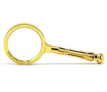 Kids Pocket Flat Handheld Illuminated Magnifiers , Hand Held Magnifying Glass 8x 10x Power