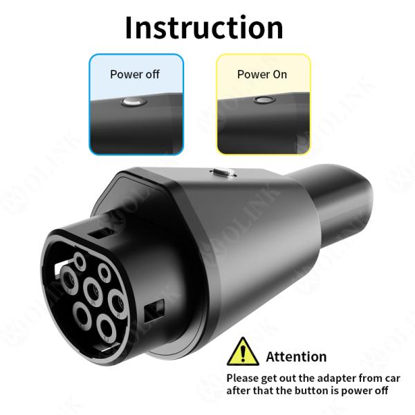 Olink GBT Adapter to Tesla Plug EV Adapter Electric Cars Vehicle Charger Charging GBT to Tesla Adapter