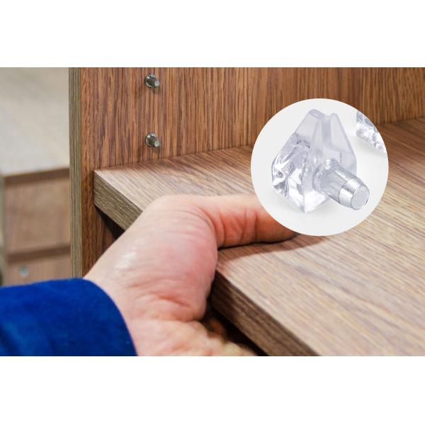 Adaptable Shelf Support Pegs Easy Installation With Zinc Plated Surface