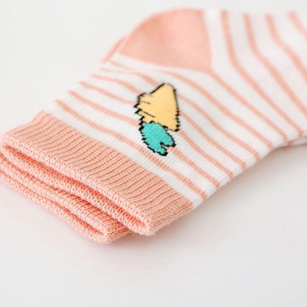 Cartoon Printed Picture Socks , Anti Snagging Cotton Non Slip Socks