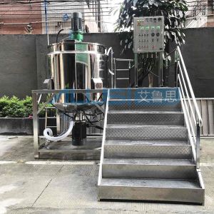 2 Ton Homogenizer Emulsifier Mixer , Steam Heated Shampoo Making Machine