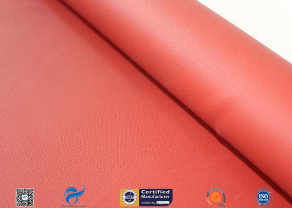 580gsm 260℃ Fiberglass Cloth Thermal Insulation Jacket Fabric Silicone Coated