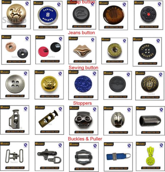 New Fashion Designed Metal Sewing Button