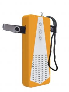 Quality Portable USB FM Radio Receiver Flashlight Pocket TF Player Radio With Speaker for sale