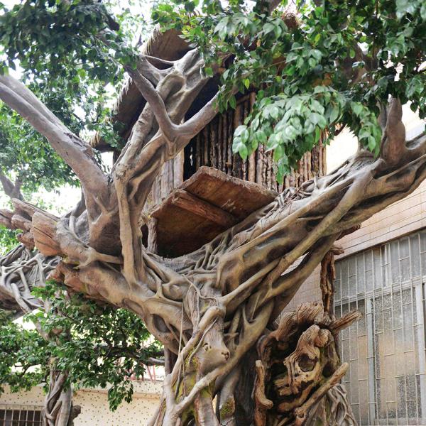 3m Artificial Landscape Trees Large Ficus Simulating Century Old Trees With Old Vines Special Shape