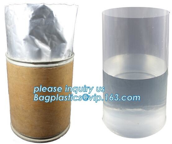 Round Bottom Heavy Duty Plastic Bags Chemical Resistant Cylinder Drum Barrel Liners