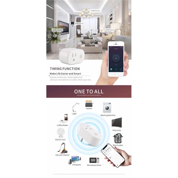 US Standard 15A Wi-Fi Smart Plug