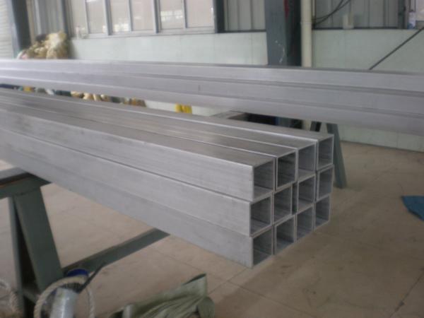 ASTM A554 Welded Stainless Steel Tube , Mechanical Stainless Steel Square Tubing