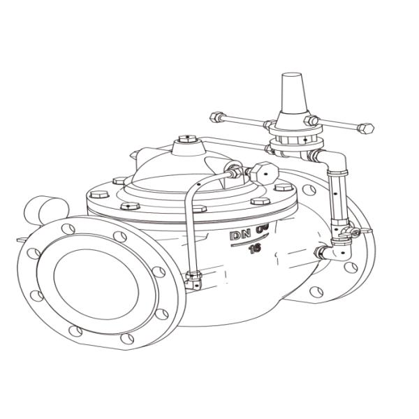 Bypass Balancing Water Conservancy Valve 800X Pressure Anti Oxidation