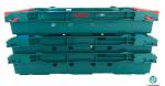 Lightweight 18L Plastic Fruit And Vegetable Crates / Stacking Plastic Crates