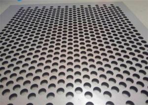 China Decorative Perforated Metal Mesh Screen / Metal Perforated Sheet Customized Size on sale