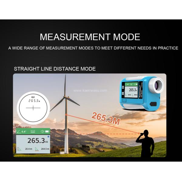 kaemeasu Multifunctional Laser Rangefinder Data Broadcast Golf Range Finder Telescope J800