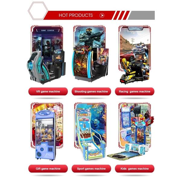 Upright Car Racing Coin Operated Game Machine For Shopping Mall