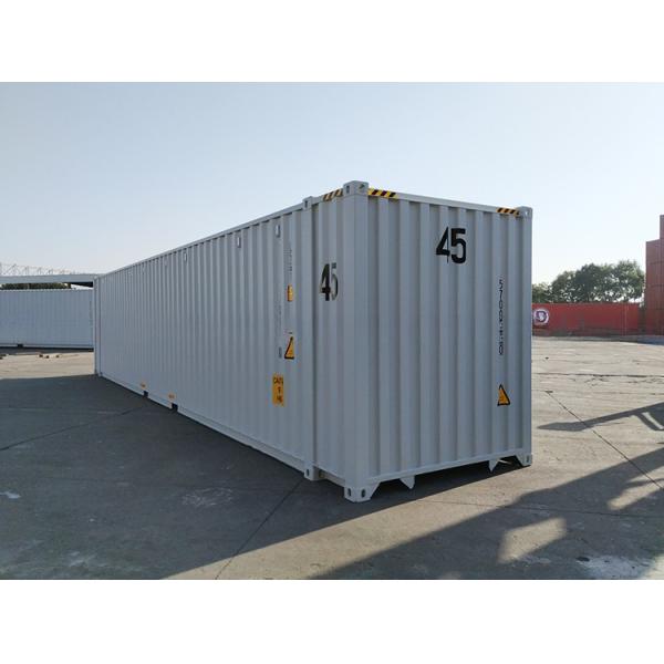 Customized Color 45ft High Cube HC Shipping Container for Sea Transportation CSC Certificate and Strong Steel Construction