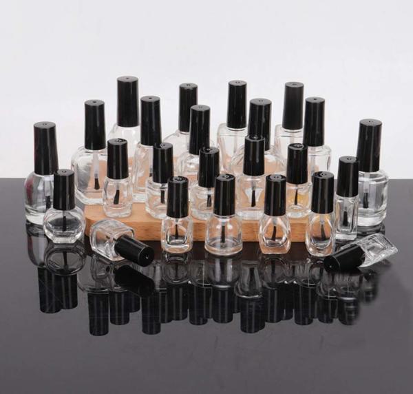 Glass 15ml Empty Nail Polish Bottles H2.6in