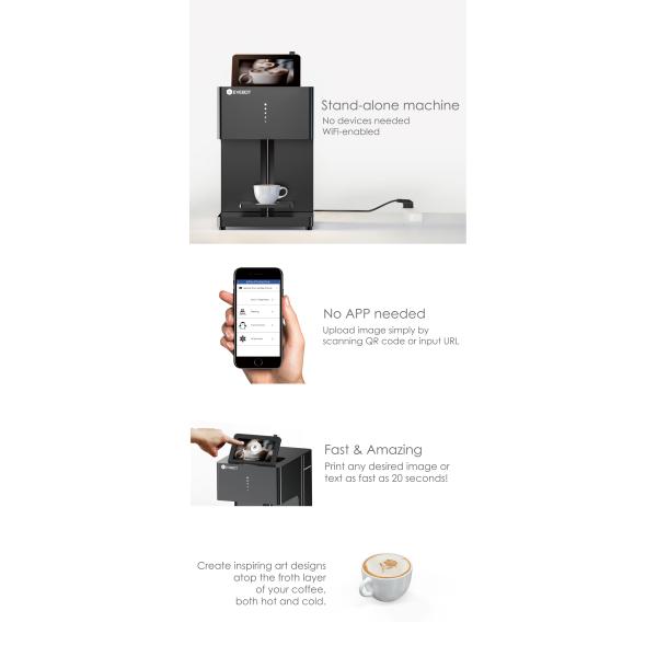 Hot Sale Table Top Coffee Printer Machine For Self Service Table Top Vending Coffee Machine For Cappuccino Espresso Coff