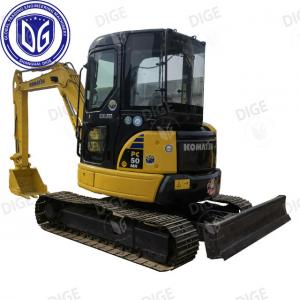 Quality PC50 5 Ton Small Hydraulic Used Komatsu Excavator 90% New for sale