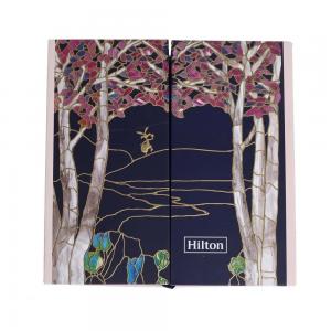 China 4c Offset Printing Book Shape Folding Gift Box flocking paper on sale