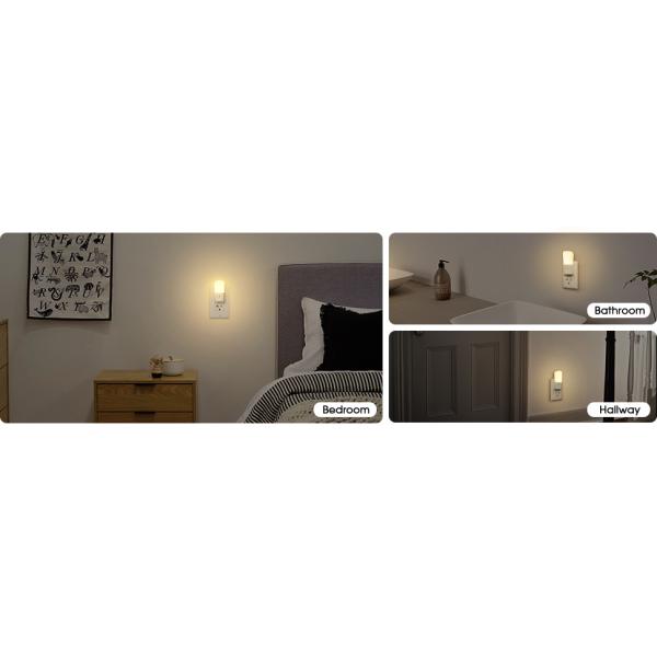 EMC certified AC110V Dimmable Led Plug In Night Light With Dusk To Dawn Sensor