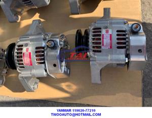 Quality Original Alternator Auto Engine Parts Yanmar R55-9 R60-7 O119626-77210 101211-2951 for sale