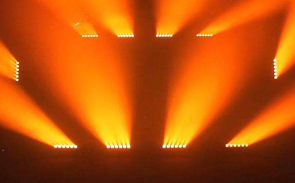 14 PSC LED Gold Dot Matrix Lights Input Voltage V AC90-240V 50-60Hz 14 Warm White DMX