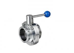 3A ASME BPE  Stainless Steel Sanitary Valves Butterfly Ball Valve Simple And Compact Structure