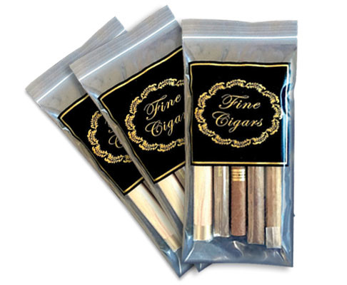 Custom printed Envelop Aluminum Foil Blunt Cigar Wrap Packaging Bags for tobacco