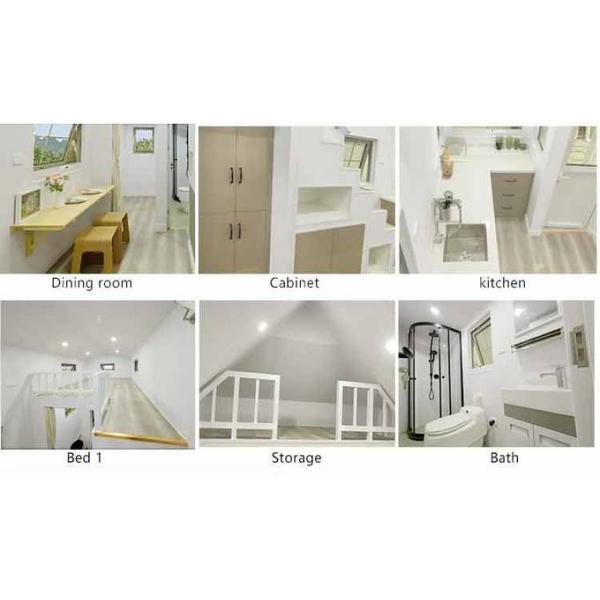 Cutting-Edge Modular Prefab Tiny House: Innovative Light Steel Design On Wheel