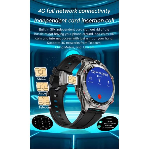 1.43 Inch Smartwatch LW12 1.43 Inch Android Smartwatch With Camera And Sim Card