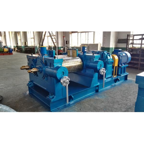 Grease Lubricating Reclaimed Rubber Refiner Mill 32m/Min 75KW