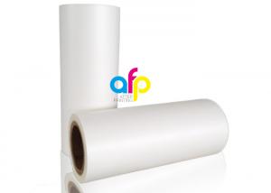 Quality High Grade Matte Film Lamination , White Bopp Thermal Film For Paper / Paperboard for sale