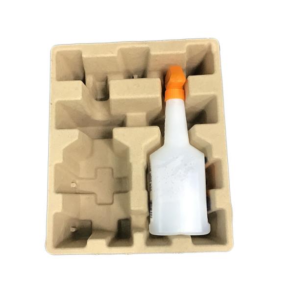 Compostable Recycled Paper Tray Dry Pressed Ecofriendly SGS Approved