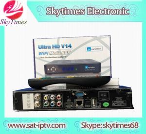 China jb200 wifi JYNXBOX ULTRA HD V5 satellite receiver ultra hd v14 fan installed fta hd receiver 1080p on sale