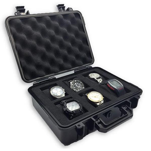 Watertight Waterproof Watch Box Crushproof IP67 11.02" X 9.05" X 3.86"