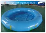 Round Kids Inflatable Swimming Pool For Water Game Acceptable Logo Printing