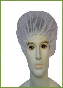 Quality 18'' 21'' 24'' Disposable Hair Cover , Disposable Nurse Cap Economic For Operating Room for sale