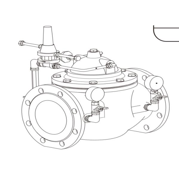 Bypass Balancing Water Conservancy Valve 800X Pressure Anti Oxidation