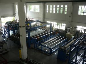 Quality 6000mm HDPE Waterproof Geomembrane Sheet Extrusion Machine , 1-3mm Thickness for sale