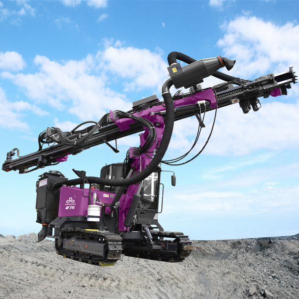 Hydraulic DTH Drilling Rig Rotary Blast Hole Deep 60m Crawler Mining Drilling Equipment