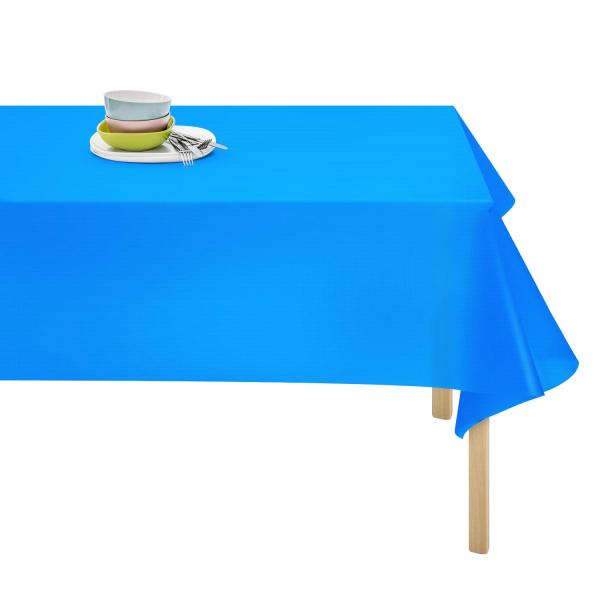 100% Compostable & Biodegradable Tablecloth -Rectangular Transparent White Disposable Table Covers