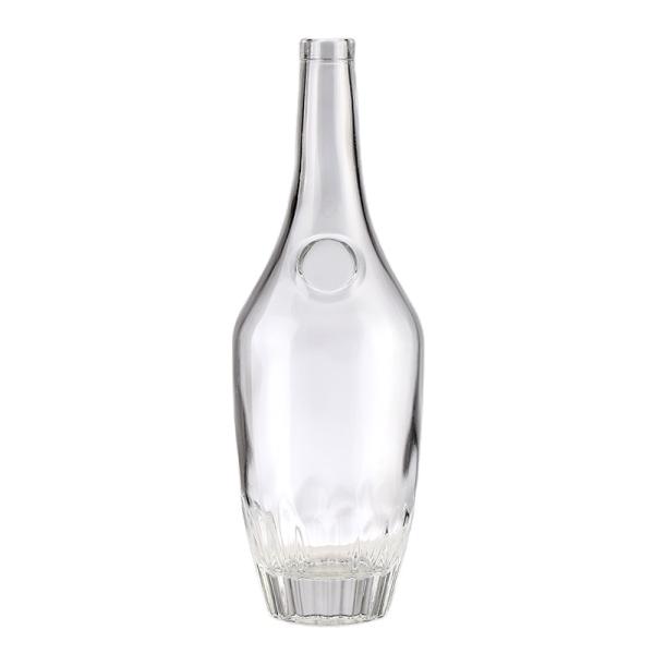 Clear 750ml Glass Vodka Liquor Wine Whiskey Bottle for Clients' Specific Requirements