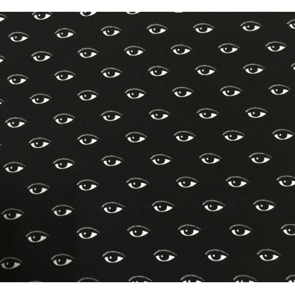 New Printing ! High class 100% cotton Eye Pattern for casual clothing Jacquard knitted fabric