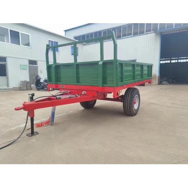 7C Series Single Axle Farm Trailer – Durable, Reliable, for 12-80hp Tractors, Dumping & Non-Dumping Options Agricultural Trolley Farming Trailer for