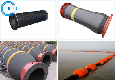 Self Floating Floating Rubber Hose With Rubber Covers For Mining Dredging