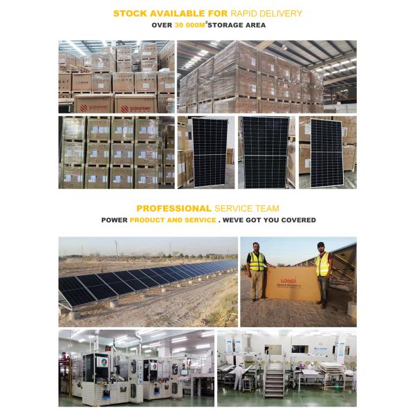 Half 144 Cells Mono 455w White Backsheet JA Solar Panel