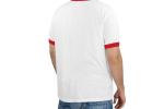 Size Men's T - Shirts Short Sleeve Splice Rib Cuff / Cotton Casual Mens Apparel