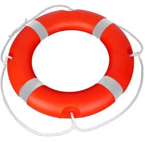 China OEM Emergency Rescue Equipment Life Buoy Rings With Fluorescent Reflective Strip on sale
