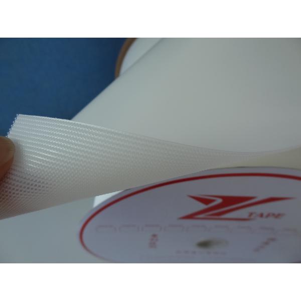 White Plastic Molded Injection Hook Super Thin Soft Nylon Fastening Tape
