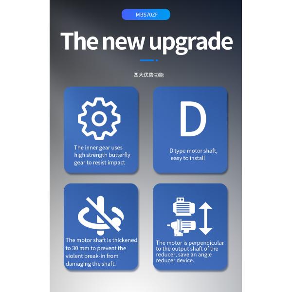70mm Diameter 0.21nm Torque 1:36 Ratio BLDC Servo Motor with Integrated Gearboxes
