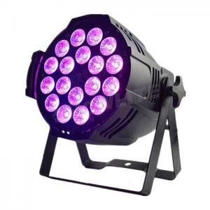 China Event Party Stage LED Par Wash Lights RGBWA+UV 18*18W  6 In 1  Par Can led stage light 4in1/5in1 par on sale